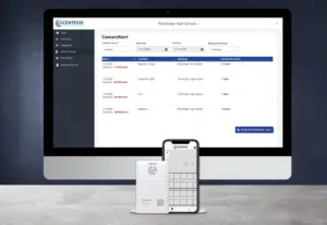 High school Contact Alert security system