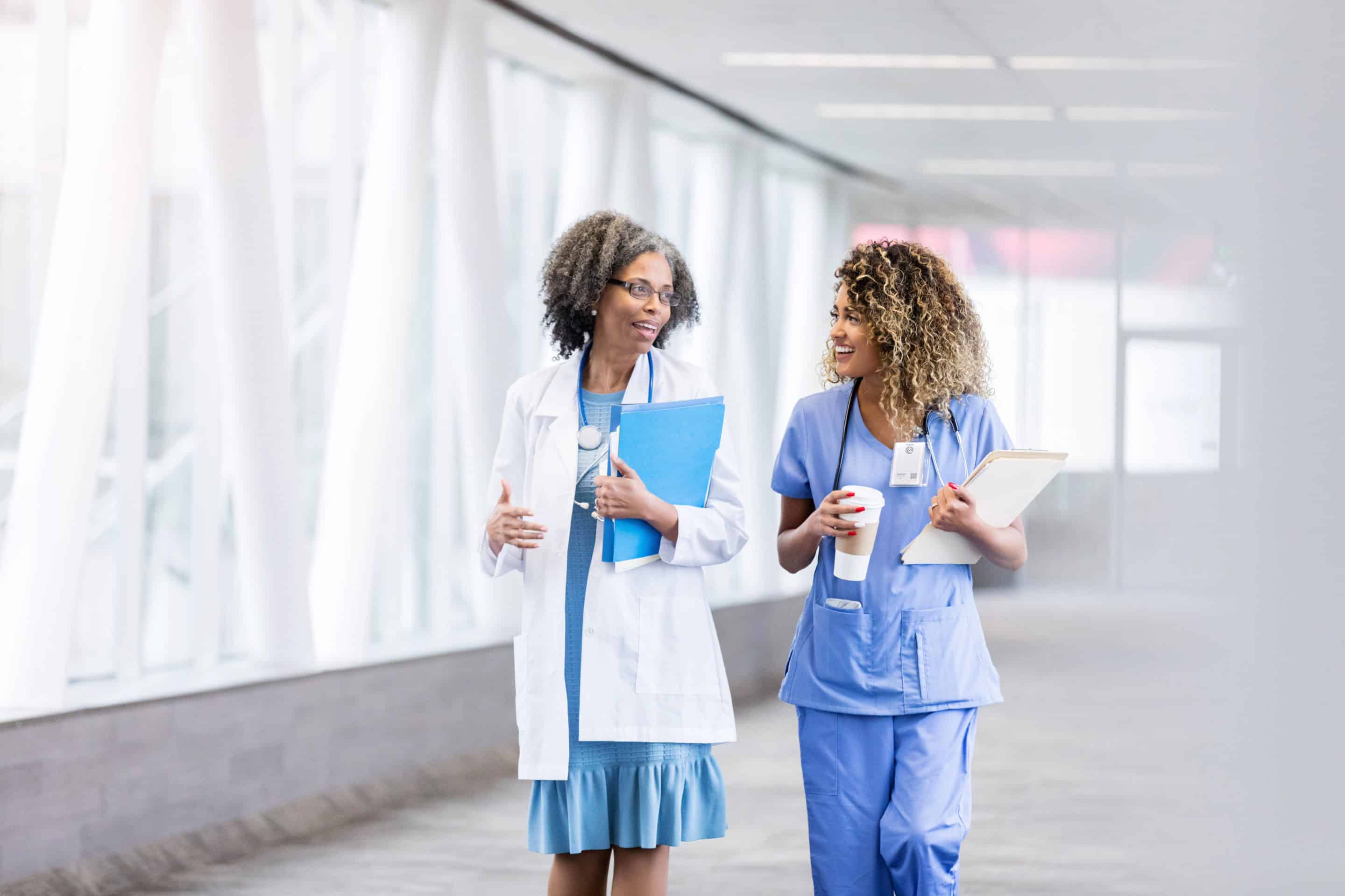 Healthcare Workers Talking in Hospital | CENTEGIX CrisisAlert