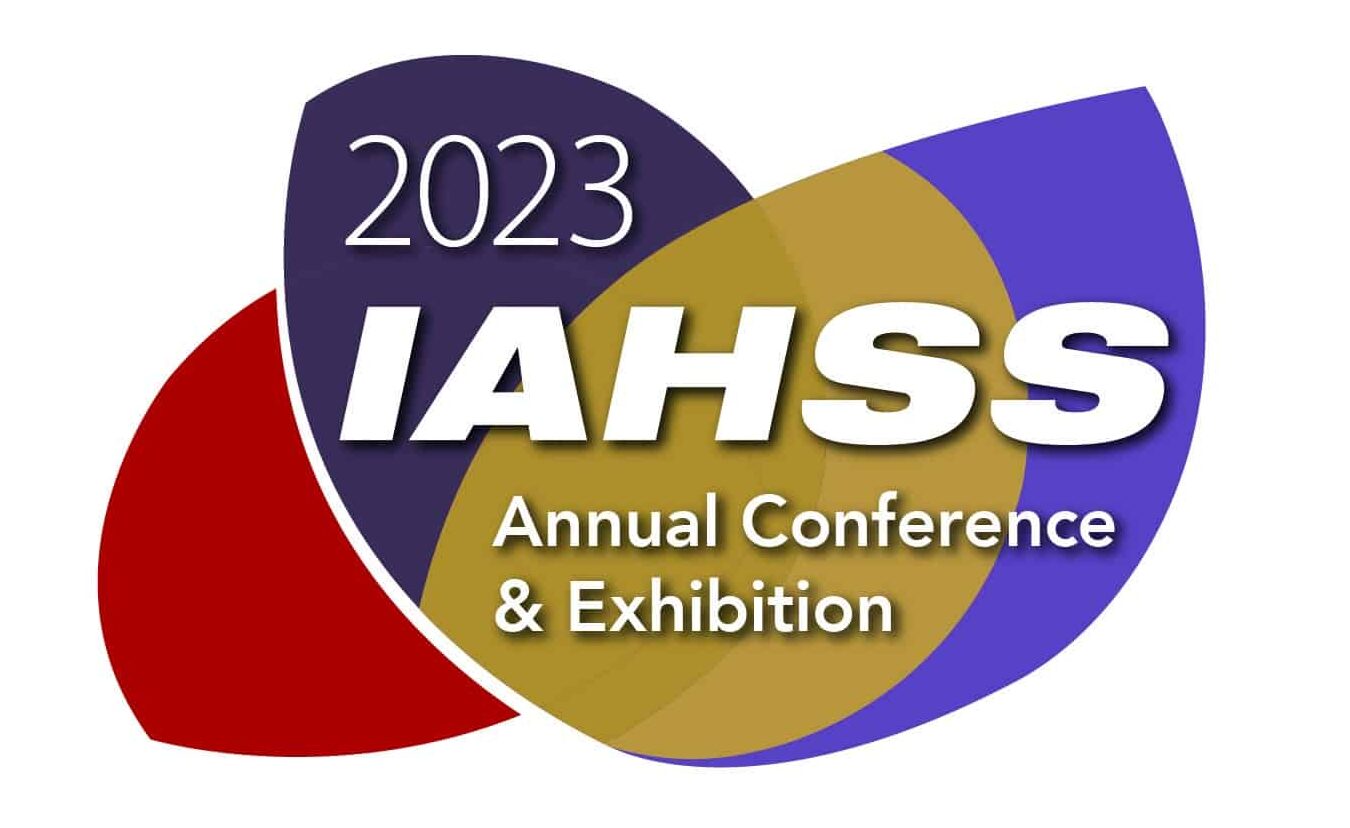 2023 IAHSS Annual Conference & Exhibition logo with the date and city