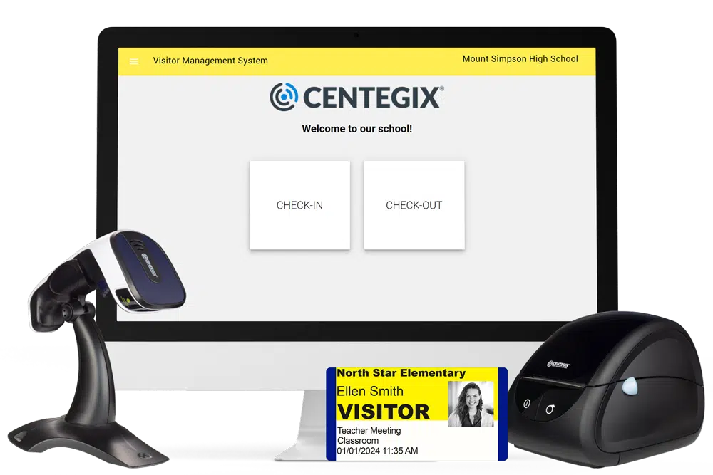 CENTEGIX Visitor Management System hardware
